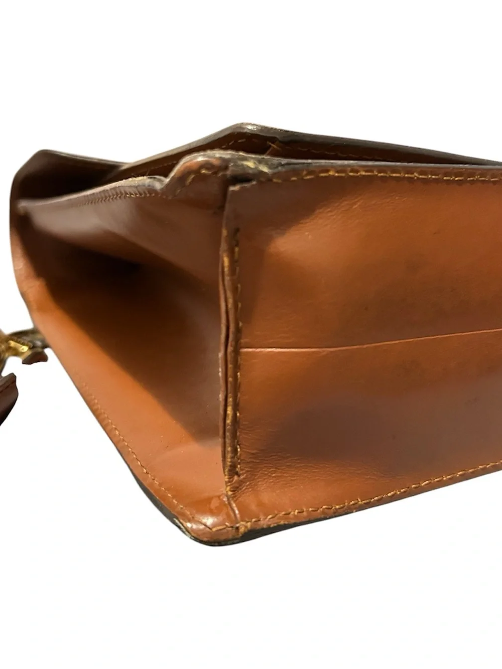 Louis Vuitton Monogram Monceau Satchel with Tan Strap